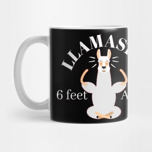 Funny social distancing Llamast’ay 6 feet away Mug